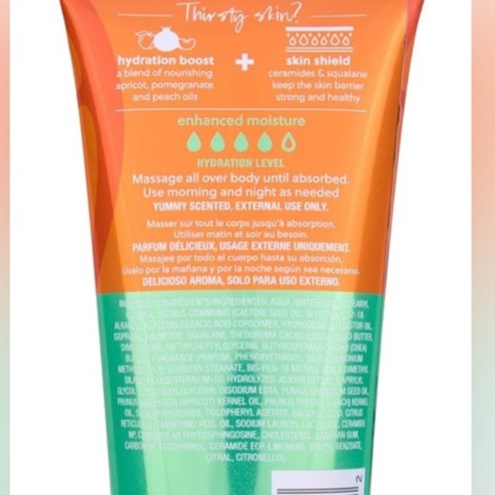 New Tree Hut Tangerine Moisturizing Body Lotion - Picture 3 of 4